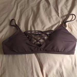 L space Jamie bikini top in pebble